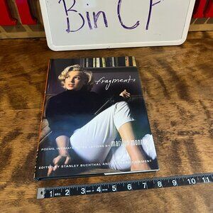 Hard cover Marilyn Monroe FRAGMENTS Coffee table Book